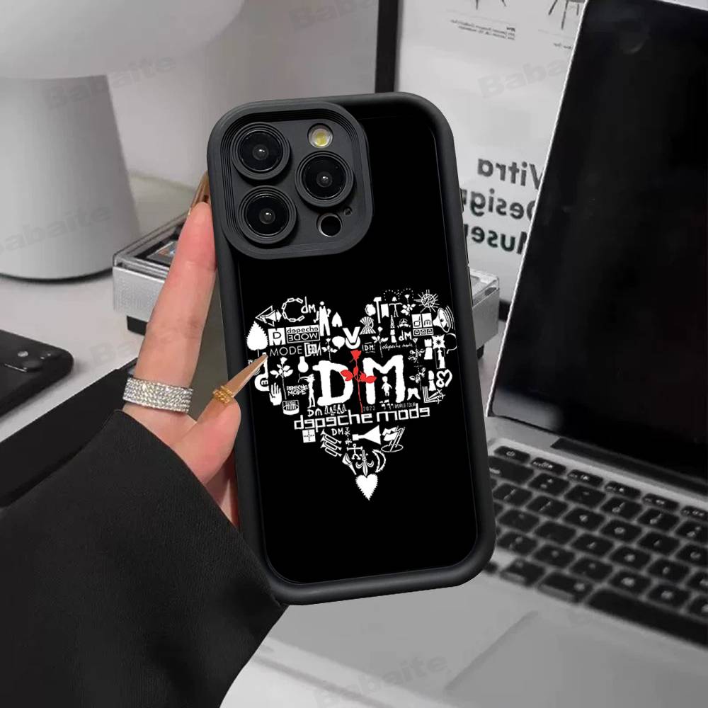 D-Depeche Mode Rock Band Phone Case For IPhone 16 15 14 Plus 13 12 11 17 Pro Max Pro Soft Cover