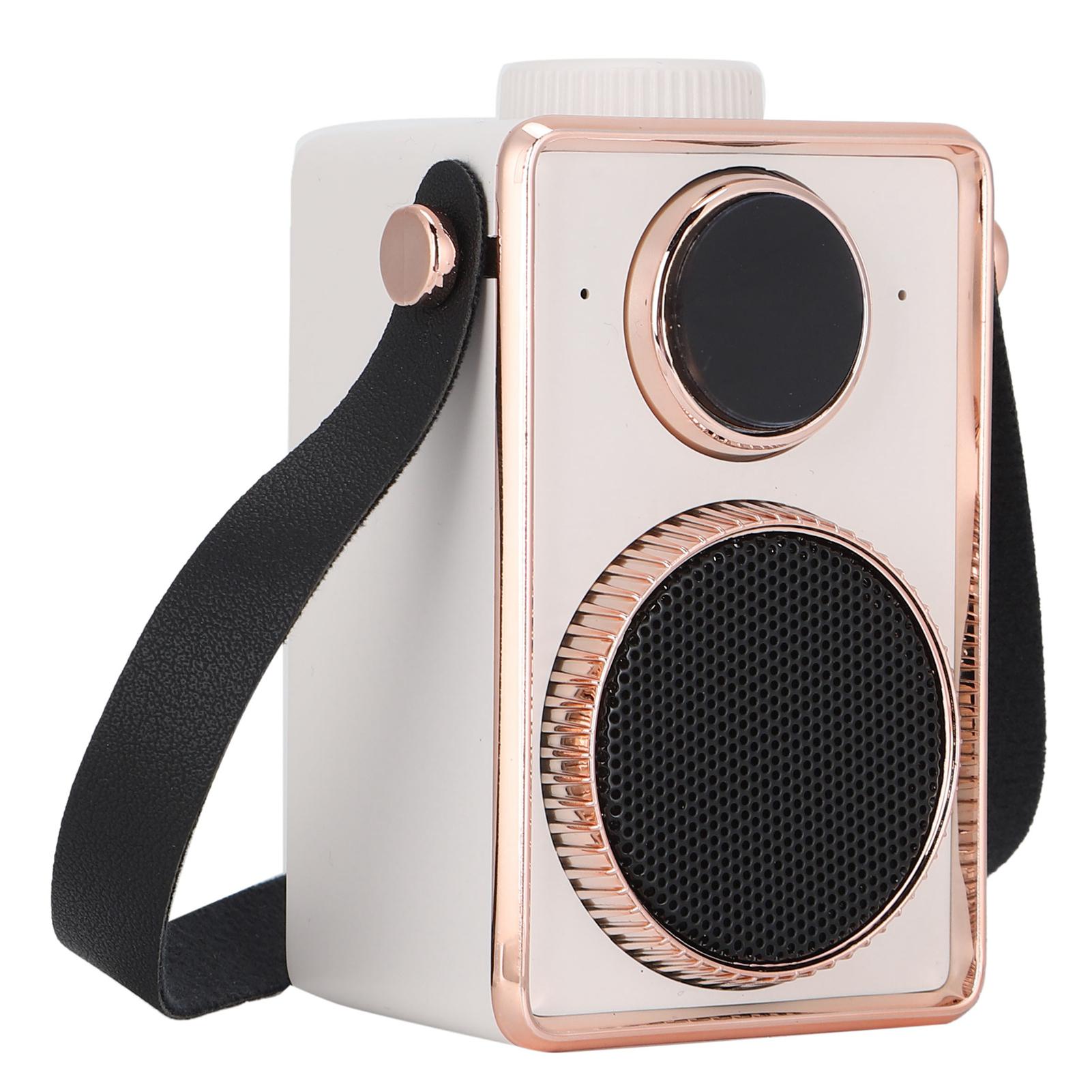 

Bluetooth-динамик ABS Mini Retro OldFashioned беспроводной портативный Bluetooth-динамик(белый ) белый