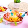 New Animal Fruit Fork Picks Cartoon Animal Food Toothpicks Fruit Food  Bento Box Accessories Party Deco  Food Grade Plastic