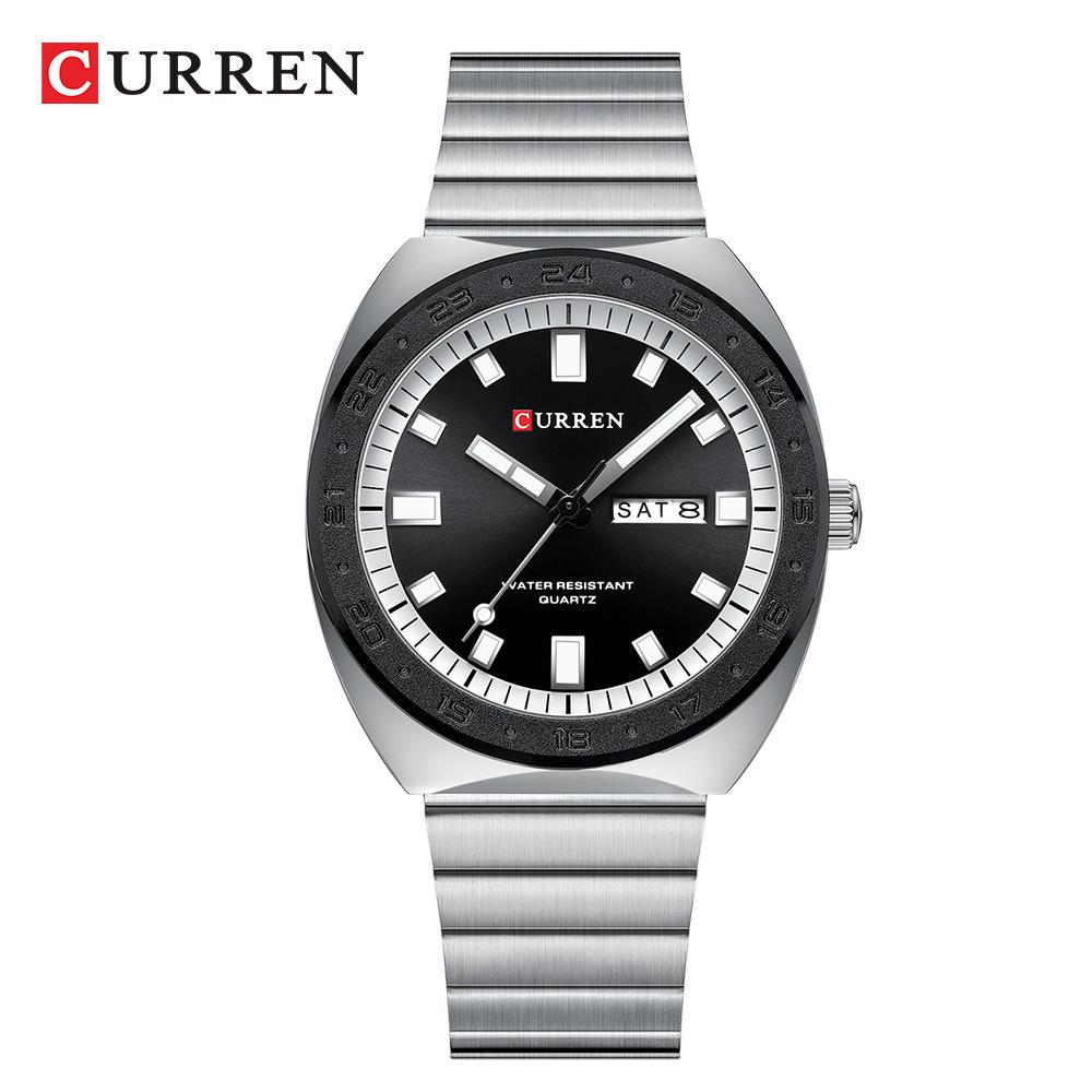 CURREN 8473 Men s Waterproof Quartz Sports Watch with Calendar  Mesh Strap
