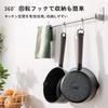 Sensarte 20cm Saucepan with Tempura Milk Easy To Dishwasher Suitable for Black Single-Handle Lid, IH/Gas Compatible, Single-Serving Pot, Saucepan,