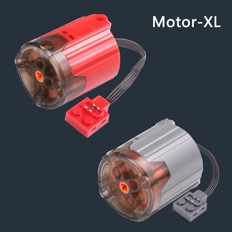 Building Block XL-motor plus Electrical Machinery Low Speed High Torque PF Model Accessory Compatible with Lego Part 8882 Motor