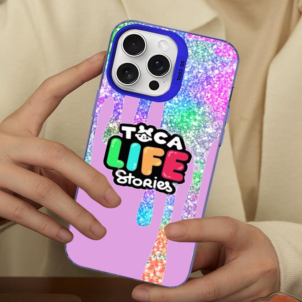 Toca Boca Toca Life World Phone Case For IPhone 16 15 14 13 12 11 Pro Max X XR XSMAX 8 7 Plus Matte Shockproof Back Cover