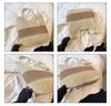 2025 Summer Women's Large Capacity Chinese Style Tassel Straw Shoulder Bag