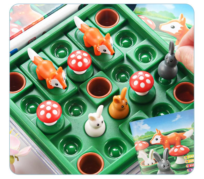 

Маленькая милая Игра «Прыгающий кролик» для развития логики и пространственного мышления у детей