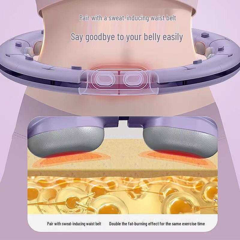 Detachable Smart Hula Hoop for Slimming and Waist Shaping – Won't Fall During Use; Ideal for Belly Fat Burning Fitness.