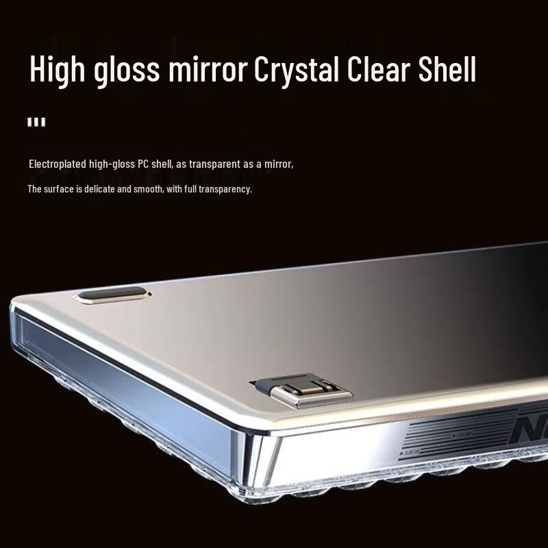 Qianxingzhe V82S Transparent Three-Mode Mechanical Keyboard