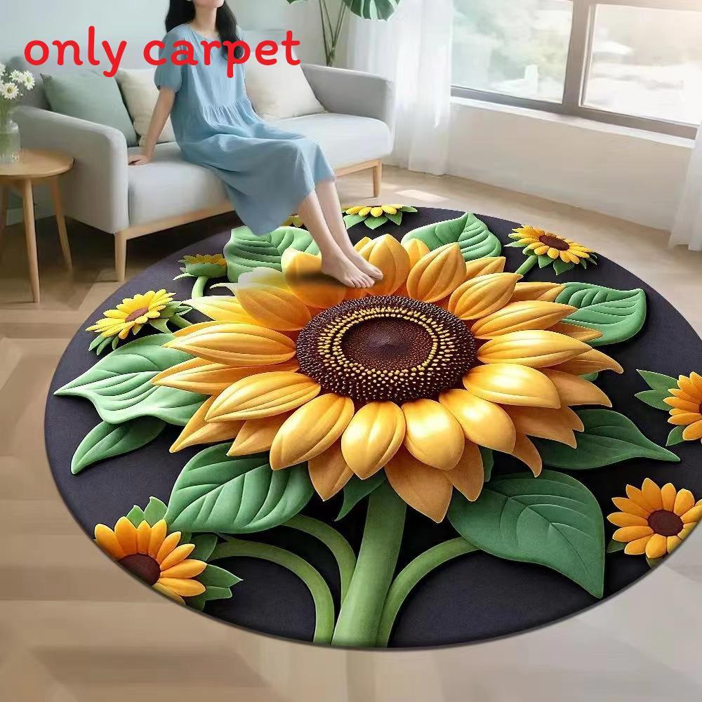 Sonnenblumen Silikon Diatomeenerde Bodenmatte Für Wohnzimmer Und Badezimmer Rutschfest Wasseraufnahme