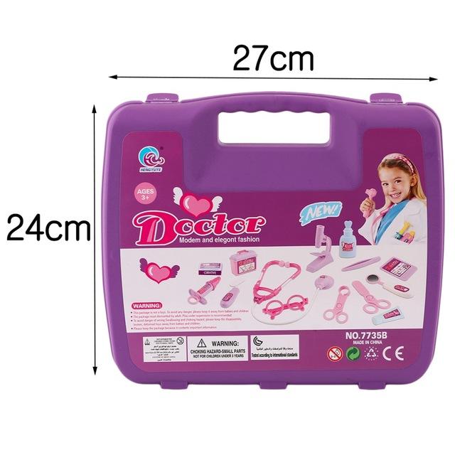 New Pretend Doctor Toys Kids Educational Doctor Case Toy Set Child Medical Kit Doctor Case Juguetes Nurse Roleplay Toy Set Gifts