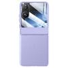 Suitable for Xiaomi Mix Flip Mobile Phone Case Film Integrated Folding Screen Full-inclusive Anti-fall Business Spring Hinge Plain Leather Case