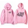 Lana Del Rey Grafisk Logotyp Dragkedja Huvtröja Herr Dam Vintage Överdimensionerad Zip-Up Träningsjacka Mode Fleece Huvtröjor Jackor Streetwear