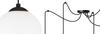 CEILING HANGING LAMP SPIDER BALL BLACK LED 15cm