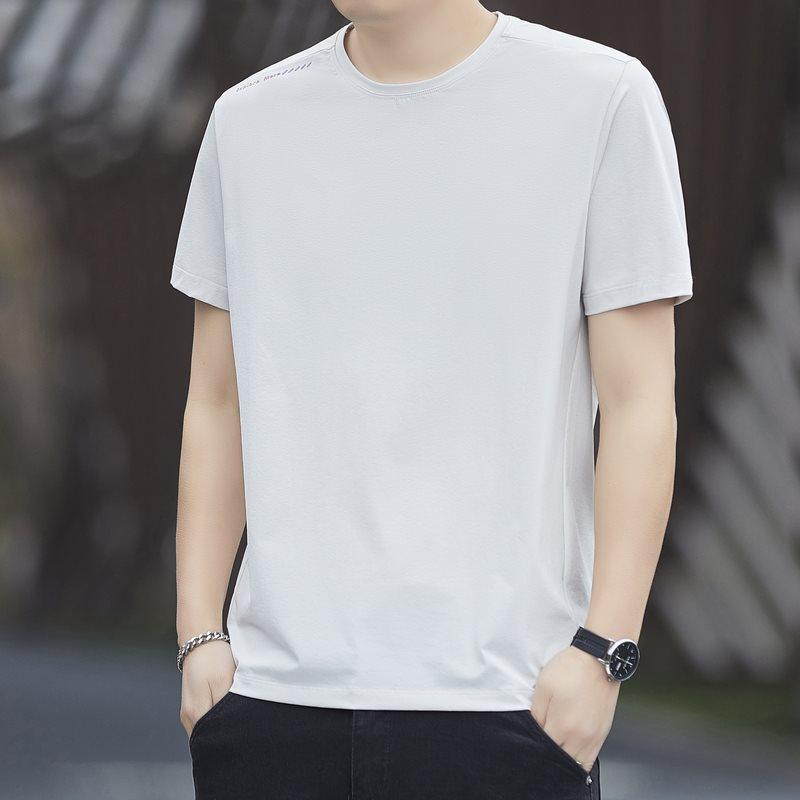 Herren 2026 Sommer Rundhals Eis Seide T-Shirt - Nylon Stoff für Laufen im Freien & Freizeit Sport