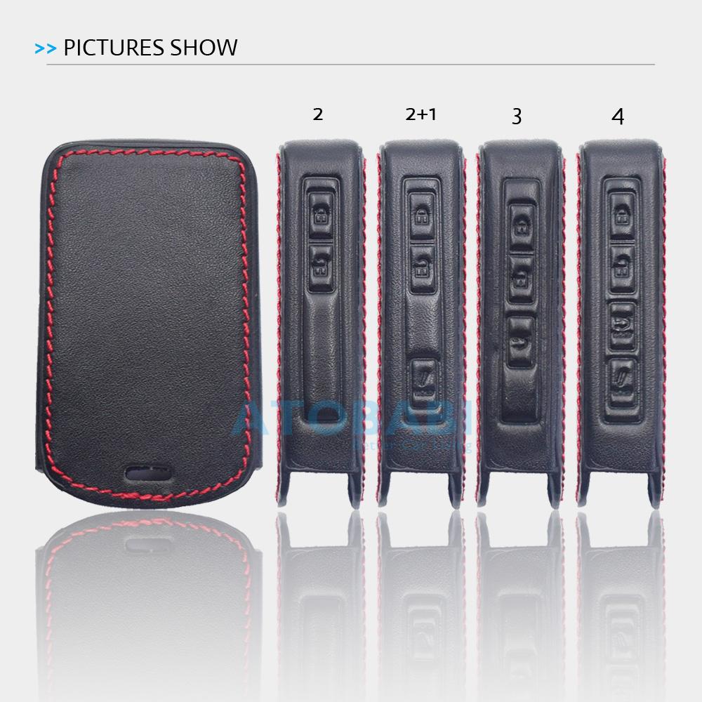 Leather Car Key Cover Bag For Mazda 3 6 CX-3 CX-5 CX-9 CX-30 CX-60 MX-5 MX-30 Miata 2023 Remote Fobs Shell Case Auto Accessories