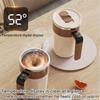USB Rechargeable Mixing Coffee Mug Automatic Stirring Cup with Digital Temperature Display for Office and Home Use