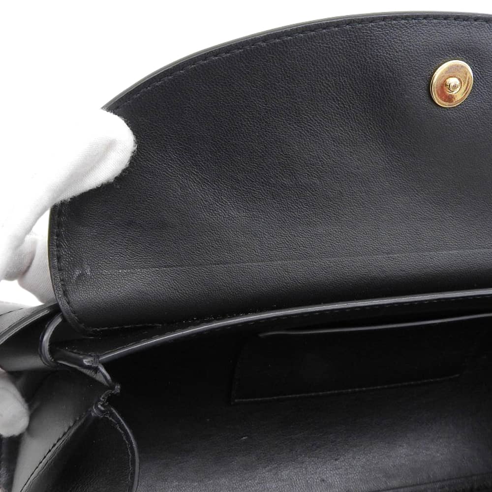 Jil Sander K-PALMELLATO LUX CANNOLO SM Shoulder Bag, Women's, Black Shoulder Bag blackUsed