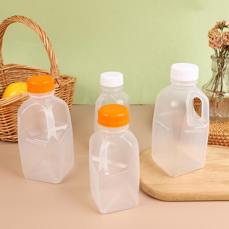 1ks 320/500ml průhledná dětská láhev na vodu plastová láhev na džus domácí mazlíčky láhev na mléko s víkem kempování a turistika nádobí na pití
