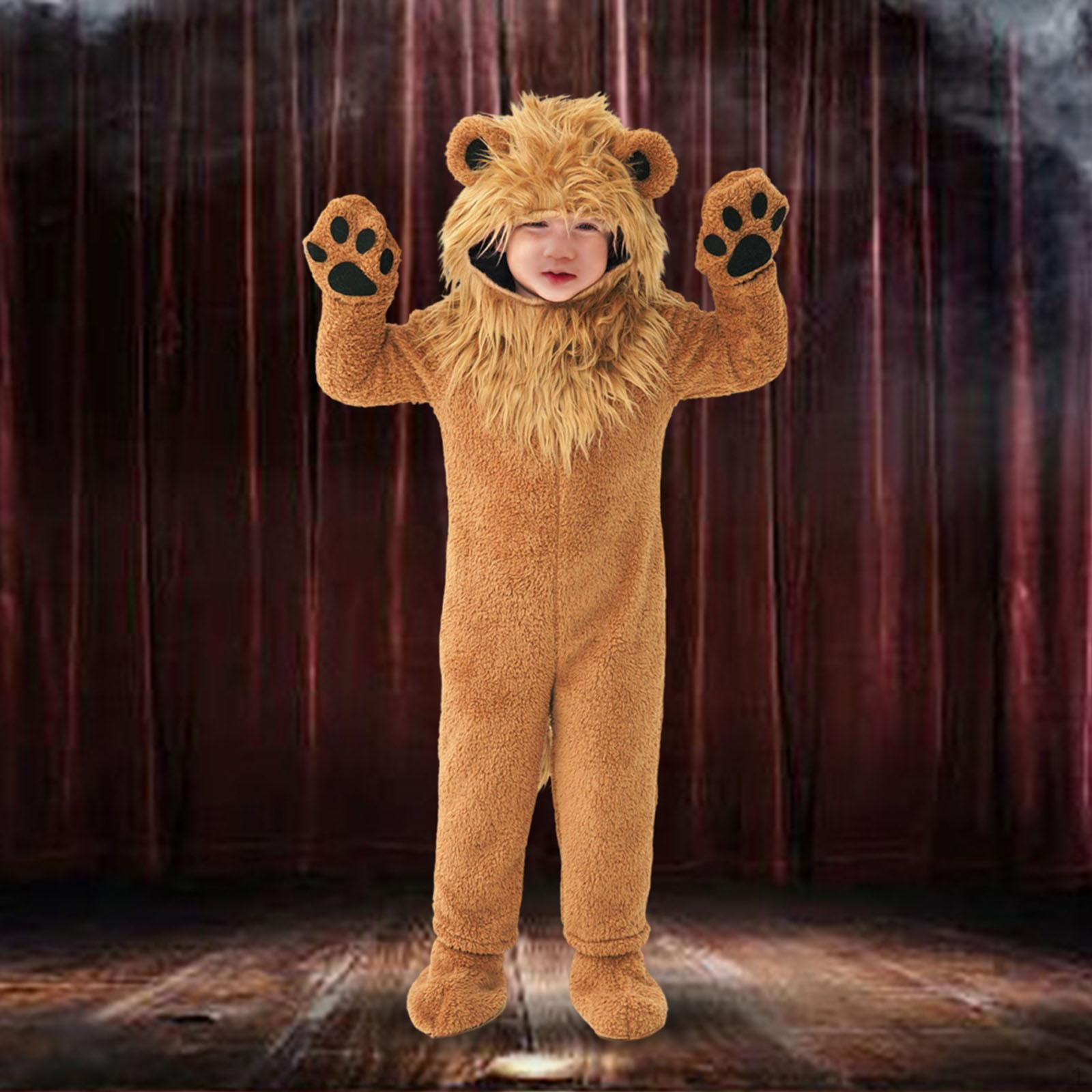 

Детский костюм льва, костюм для косплея животных для мальчиков и девочек для тематической вечеринки в стиле карнавала L