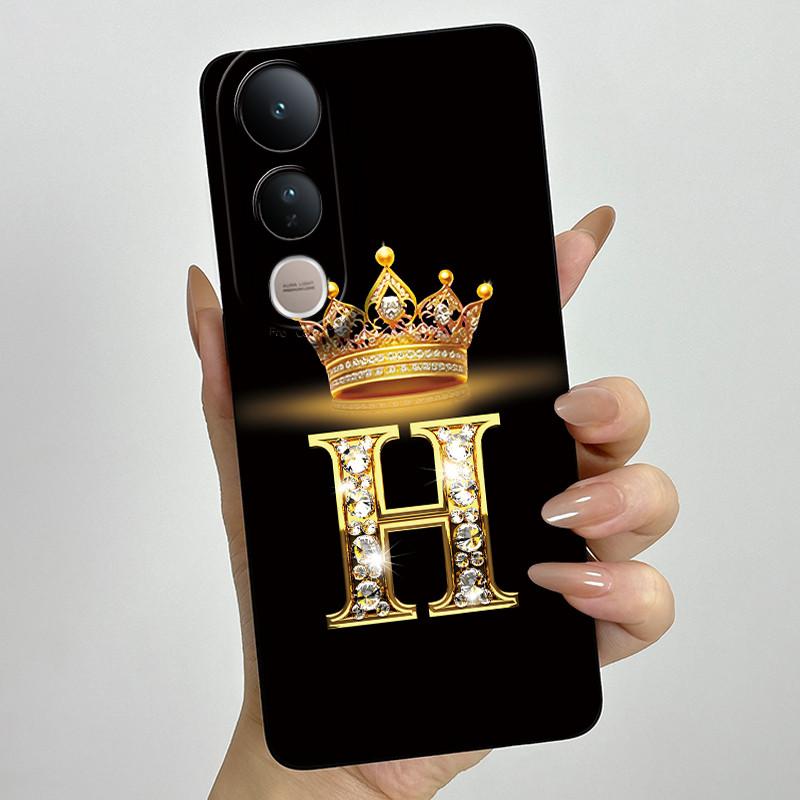 For Vivo V50 Lite 5G Case Luxury Letters Couple Silicone Soft Phone Cases For Vivo V50 V50Lite 5G Camera Protection Back Cover