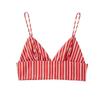 European American Women's Fashion: INS Hot Style Striped Crop Top & Midi Skirt Set
