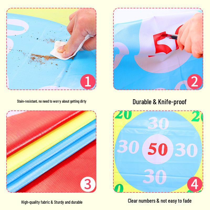 Sandbag Toss Target: Fun Outdoor Game for Kindergarten Team Building