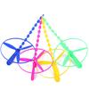 20pcs/lot Pull String Flying Saucers Toys For Children Boys Girls Helicopters Lawn Outdoor Sports Games Plastic Flying Discs Ufo