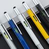 SIX IN ONE Multifunction Functions Screwdriver Luxury Metal Ballpoint Rollerball Pens Stationery Customized Logo Tool Pen Gift
