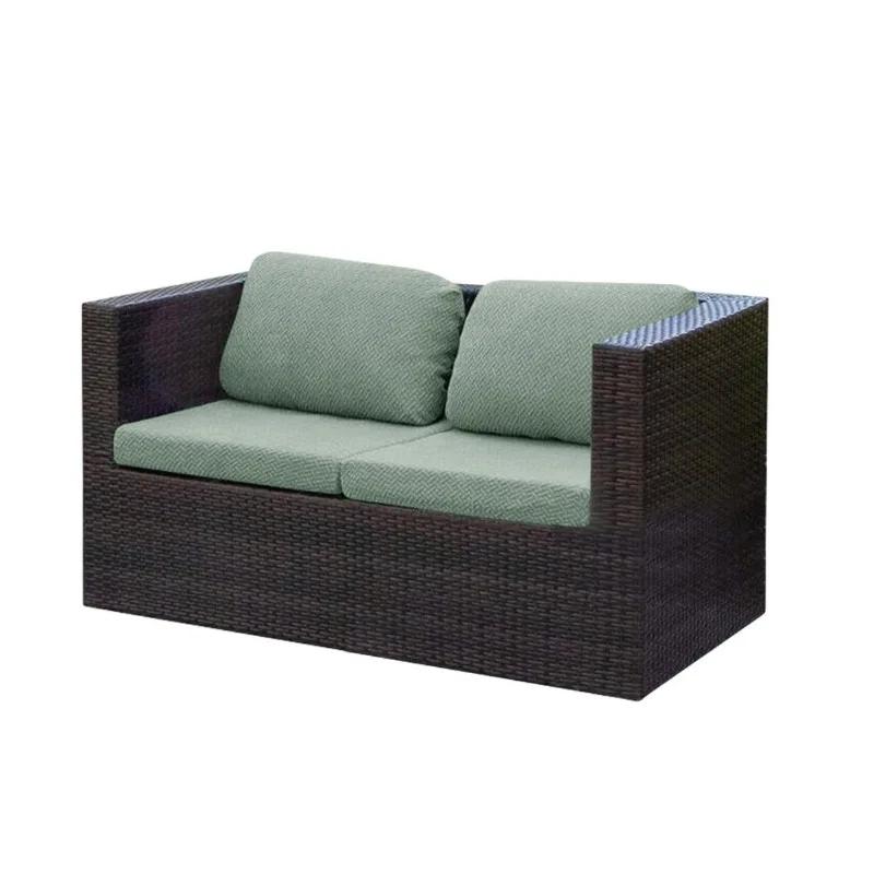 1/2/3 Seat Patio Chair Seat Covers Outdoor Sofa Cushion Slipcover Thicken Garden Lounge Chair Cushion Replacement Seat Covers