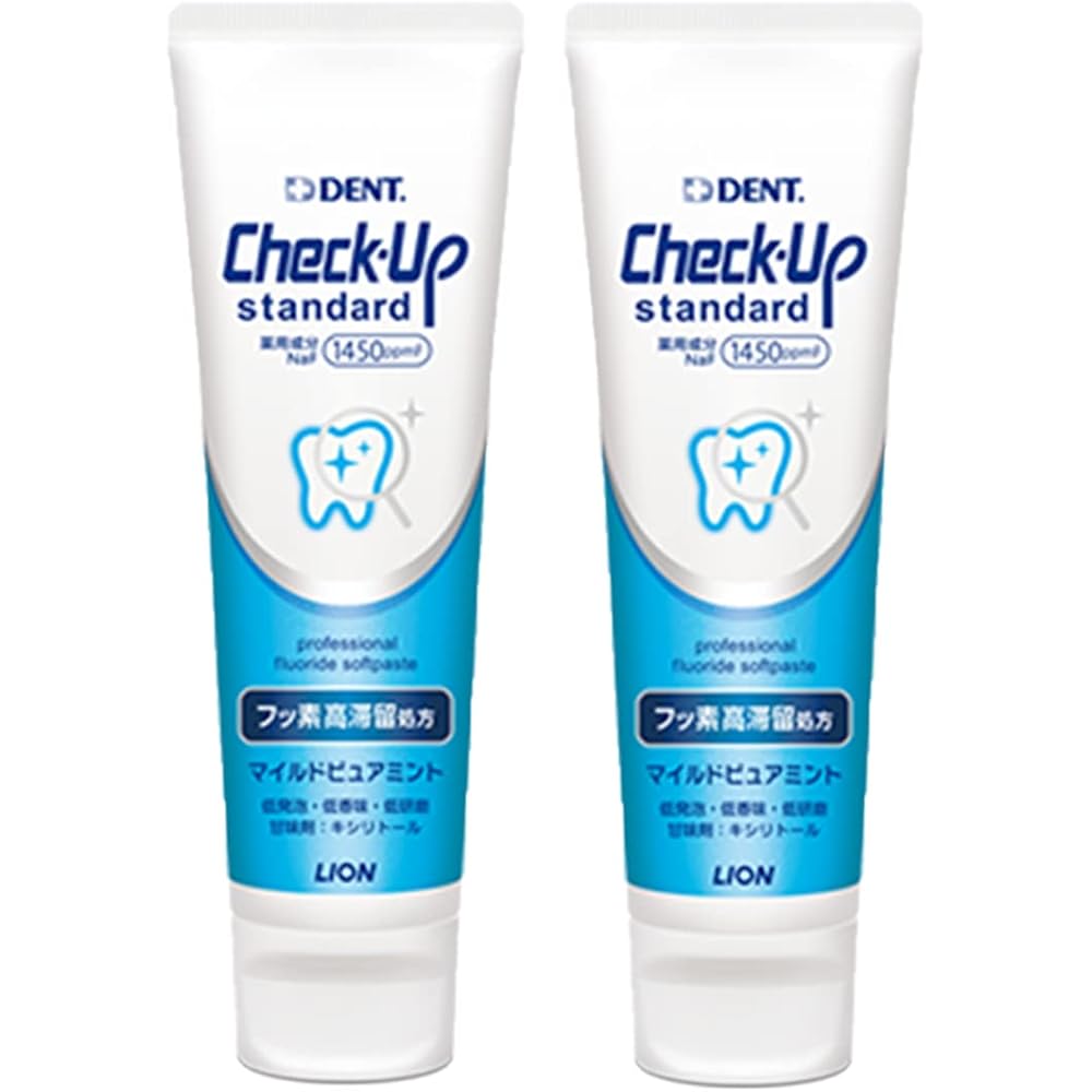 Lion Checkup Standard Cream 135g Toothpaste 2-Pack Dental Care