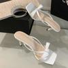 Fashion Female Summer Sexy Heels Sandals Slides Ladies Shoes Fashion Women Pumps Flip Flops Luxury High Heels Slippers Shoes