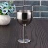 380ML High Quality Brilliant Stainless Steel Wine Glass Wine Tasting Goblet