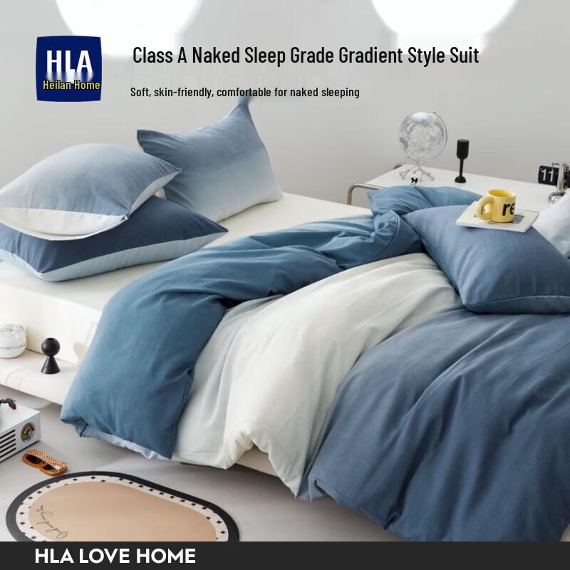 HAYLAN HOME Milk Velvet 4-Piece Bedding Set