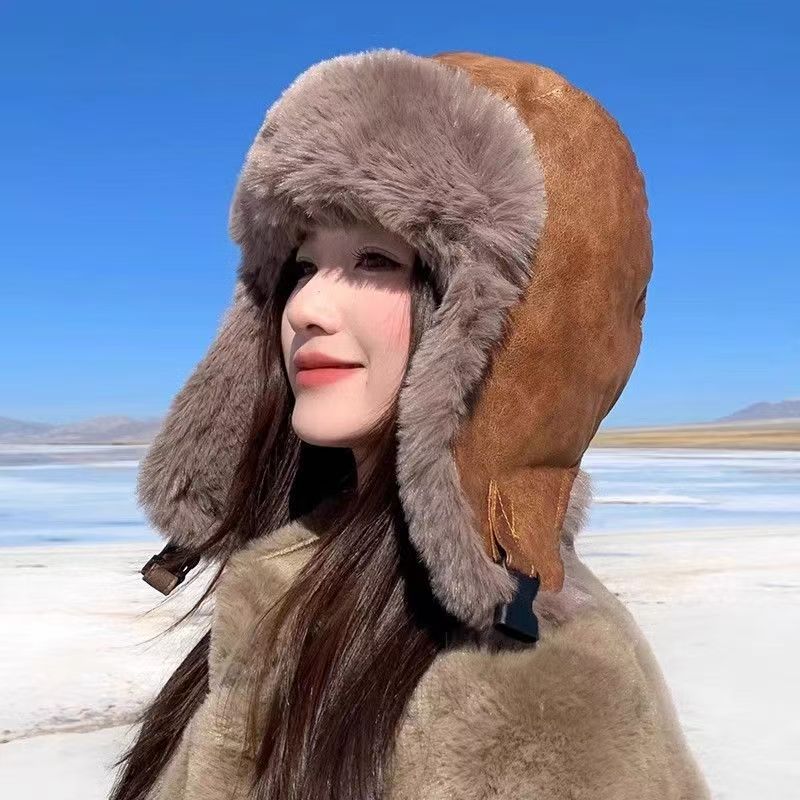Gorro de Color Sólido Simple - Gorro Grueso Cálido de Invierno con Protección para las Orejas, Gorra a Prueba de Viento para Clima Frío para Combinar con el Atuendo Diario