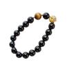 Autumn And Winter New Natural Black Agate Tiger'S Eye Stone Bracelet Bracelet.