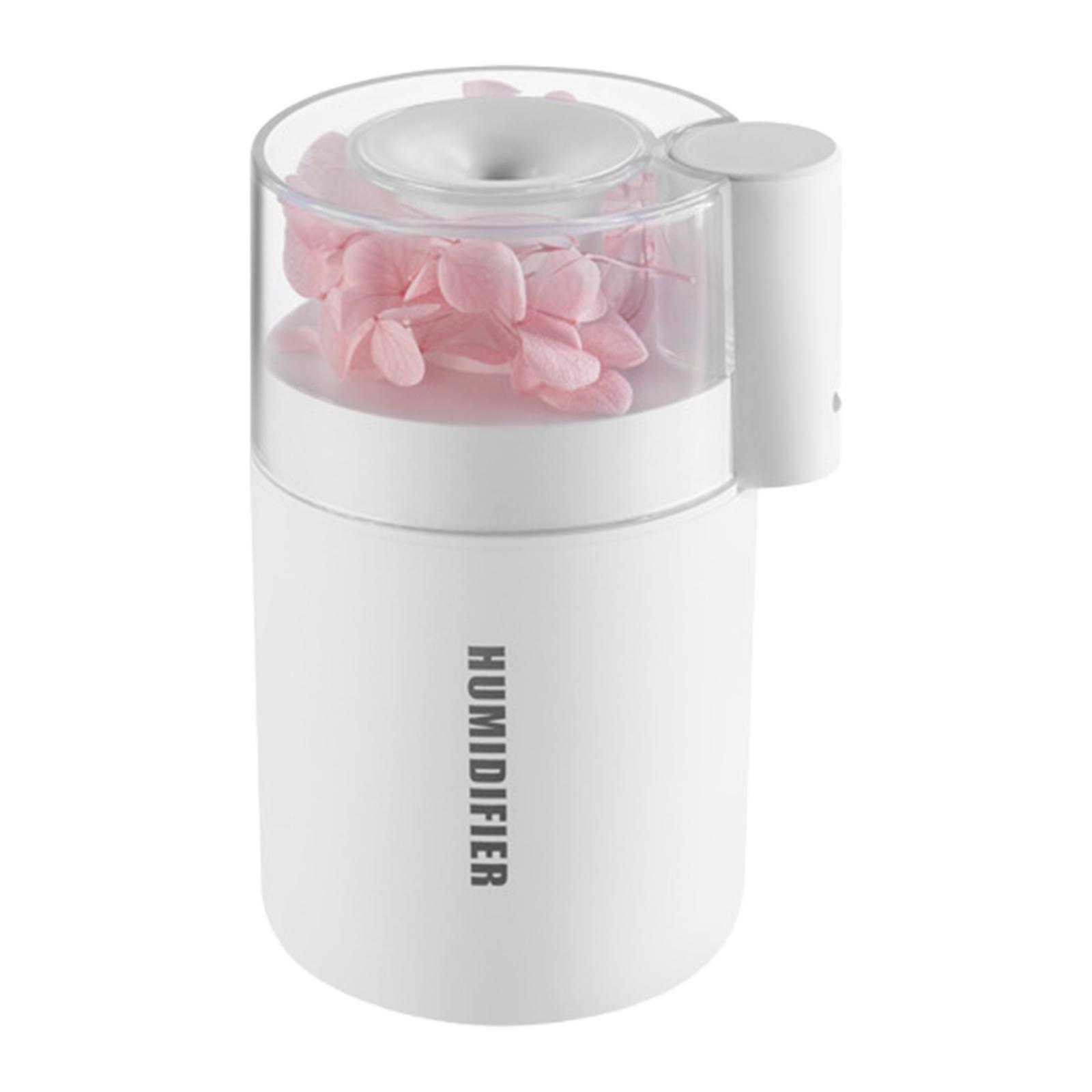 Mini Air Humidifier 180ML Portable Small Humidifier with 7 Colors Night Light Desktop Humidifier for Home Bedroom Office Yoga белый