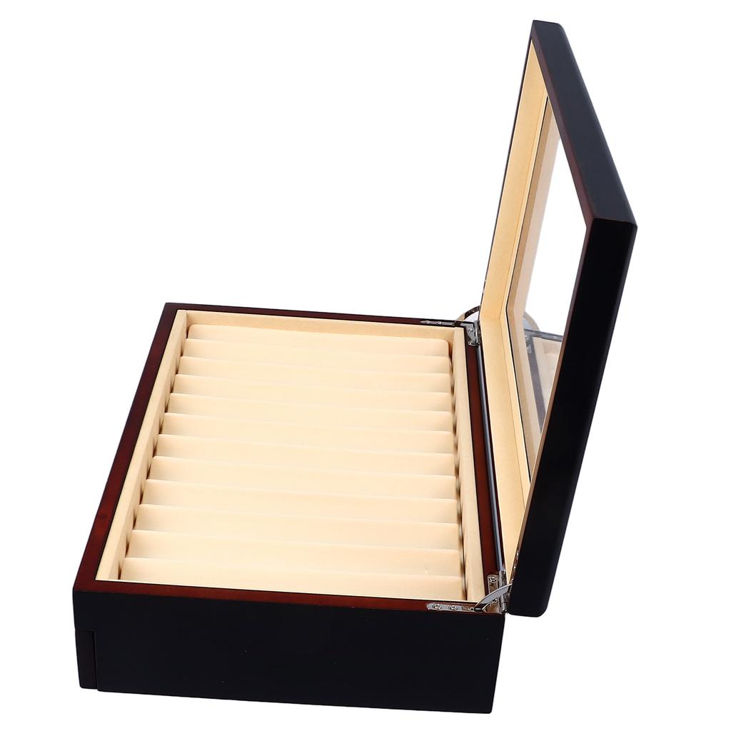 Pen Display Box 23 Slot Double Layer Transparent Top Pen Collection Display Box for Anniversaries