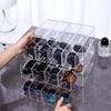 1 pezzo occhiali multifunzionale trasparente acrilico da tavolo scatola portaoggetti stile cassetto occhiali da sole donna organizer per occhiali da sole