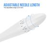 140A 0.25Mm Derma Stamp Microneedling Face Roller Massager Adjustable Titanium Needle Length Skincare Beard Growth Scalp Hair