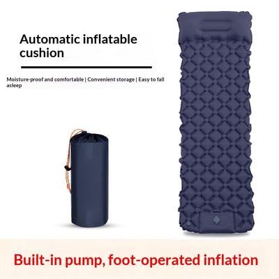 Ultralight Inflatable Camping Mattress with Pillows Built-in Pump Portable Air Sleeping Pad for Outdoor Hiking Travel Tent