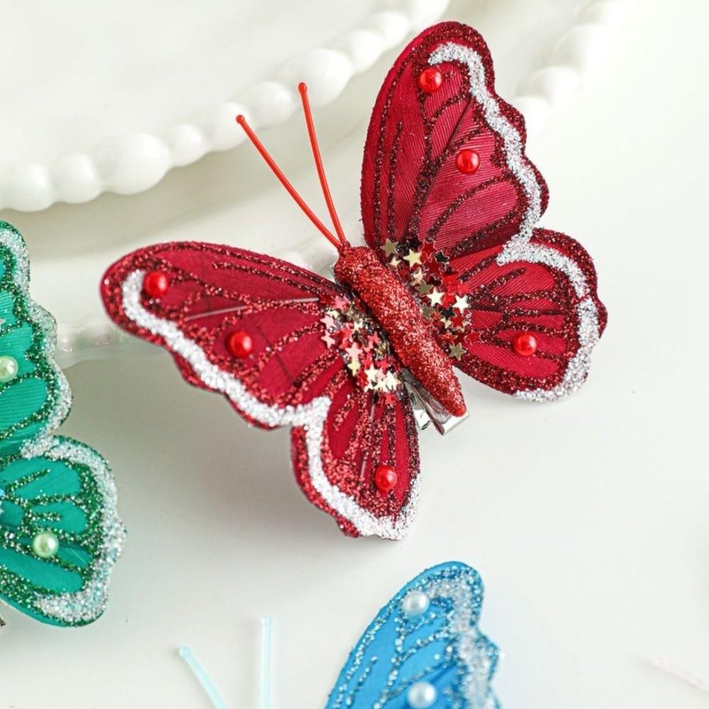 Glitter Christmas Tree Decorations Artificial Xmas Tree Pendants  Festival Decoration