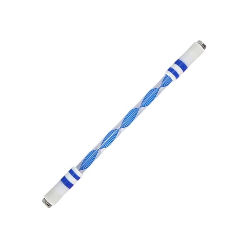 

Clear Acrylic Glowing Spinner Pen Decompression Rotating Pen Unable to Write for Students Mental Workers Office Staff синій