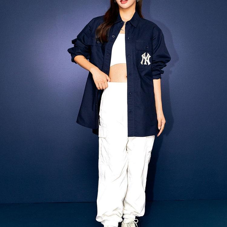 New MLB New York Yankees Shirt Unisex Dark Blue 3AWS03014-50NYD