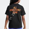 Nike T-Shirt SS25 Attrezzatura per Tutte le Condizioni Sportivo Casual Versatile Manica Corta Unisex Top Nero HQ3254010