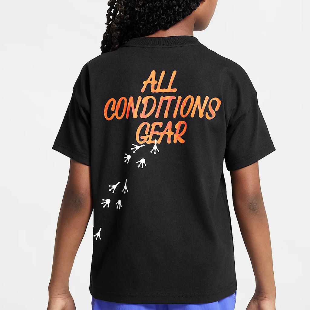 Nike T-Shirt SS25 Attrezzatura per Tutte le Condizioni Sportivo Casual Versatile Manica Corta Unisex Top Nero HQ3254010