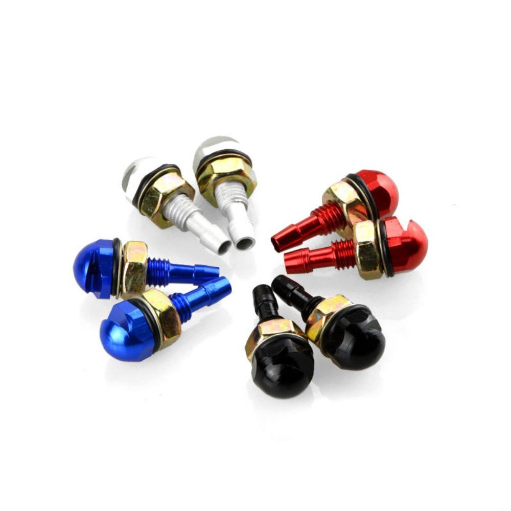 2pcs Auto Accessories Fan-Shaped Washer Bonnet Front Aluminium Alloy Wiper Jet Nozzle Cover Windshield Water Sprayer