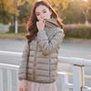 Winter new light down jacket women's short light fashion slim fit large size compressed white duck down clothes