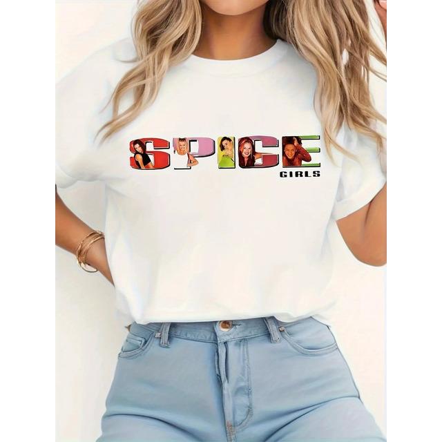 Camiseta Retro Vintage Com Estampa Grafica Spice Girls Band XXL