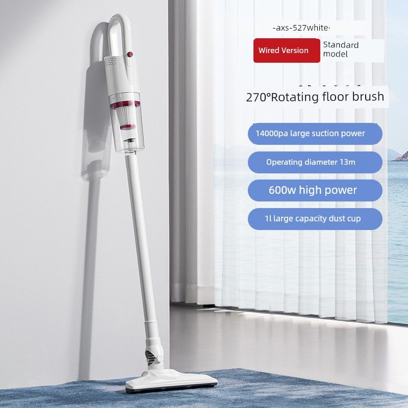 

Vacuum Cleaner for Home Use, Large Suction Power, Wireless, Small Handheld Carpet Sweeper, Vacuum and Mop All-In-One Machine, Ultra-Quiet and Powerful [Wired] Standard Model 14000Pa Official standard