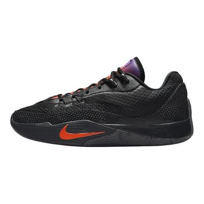S.T. Flare Wygodne i lekkie Odporne na ścieranie Niskie Buty do koszykówki Unisex Czarne IH7327-080