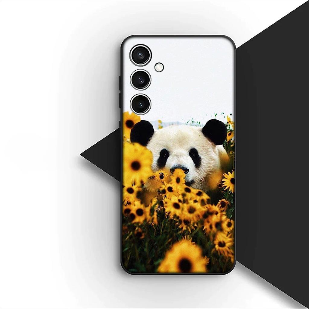 Lovely Panda Cute Silicone Cover for Xiaomi Redmi Note 12 11 10 Pro 10A 10C 12C 13C Note12 12Pro Coque Phone Case